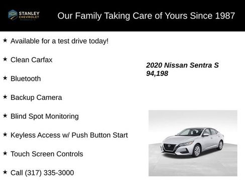 Used 2020 Nissan Sentra S FWD image 9