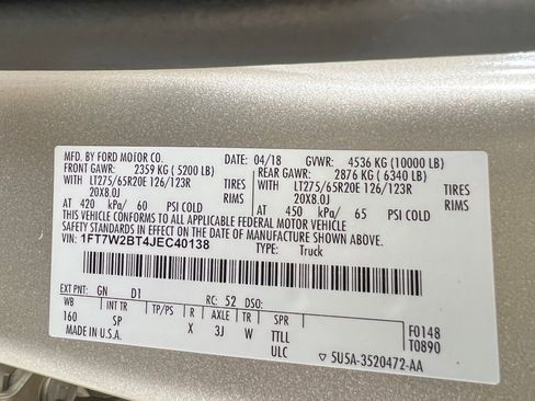 Used 2018 Ford F250 King Ranch w/ King Ranch Ultimate Package image 19