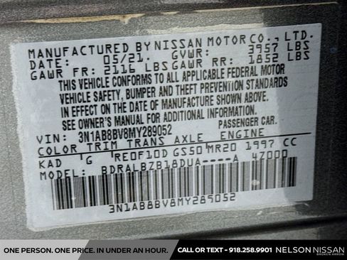 Used 2021 Nissan Sentra S FWD image 29