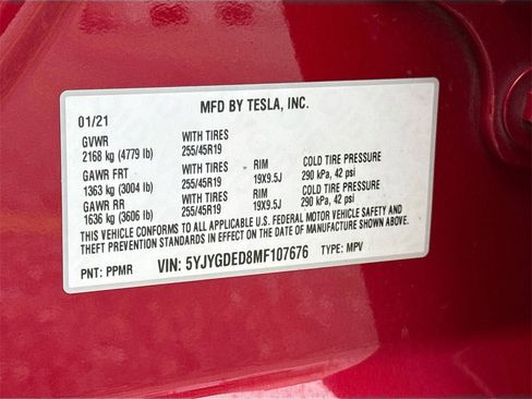 Used 2021 Tesla Model Y 2WD image 33