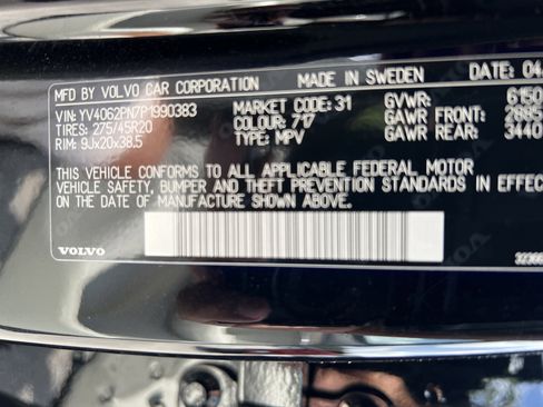Used 2023 Volvo XC90 B6 Plus w/ Protection Package AWD/4WD image 37
