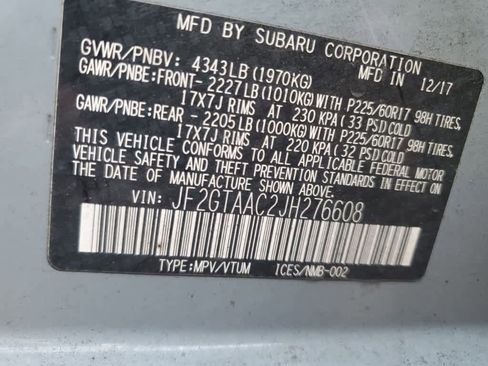 Used 2018 Subaru Crosstrek 2.0i image 4