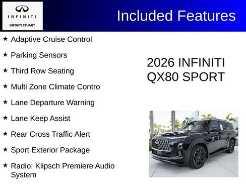 Certified 2026 INFINITI QX80 4WD w/ Sport Exterior Package image 4