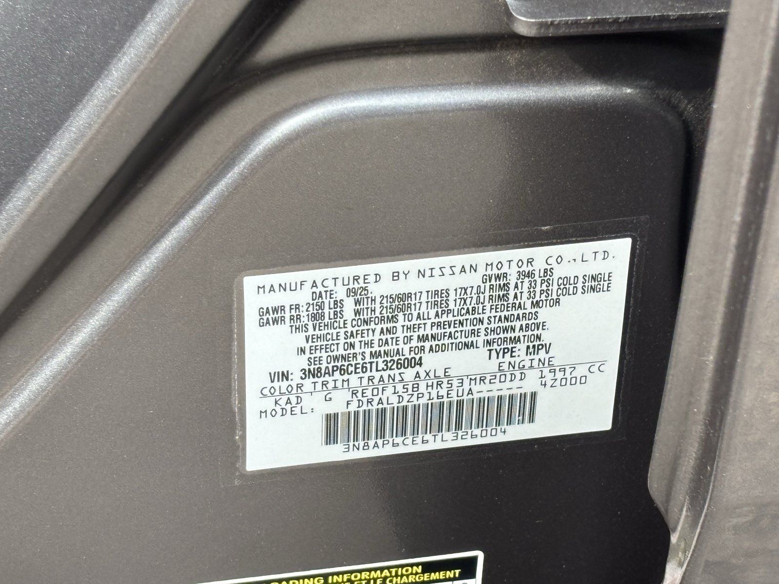 Certified 2026 Nissan Kicks SV FWD image 34