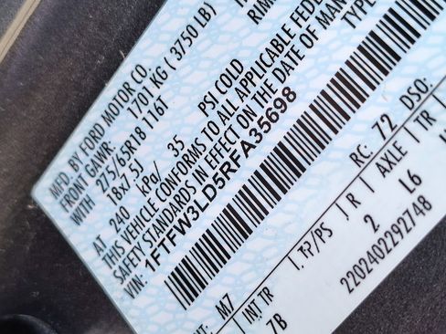 Used 2024 Ford F150 XLT w/ Mobile Office Package image 13