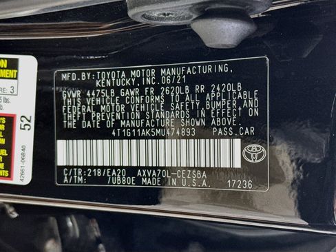 Used 2021 Toyota Camry SE FWD image 40