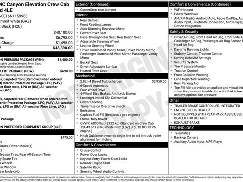 Used 2022 GMC Canyon Elevation w/ Elevation Premium Package AWD/4WD image 10