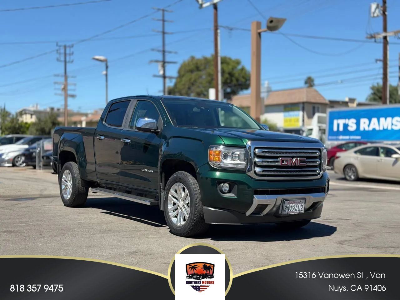 Used 2016 GMC Canyon SLT w/ LPO, Gearon Bar Package RWD image 1