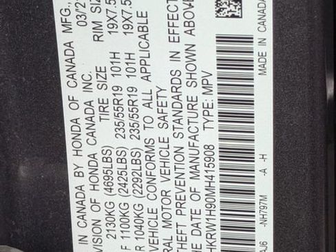 Used 2021 Honda CR-V Touring image 29