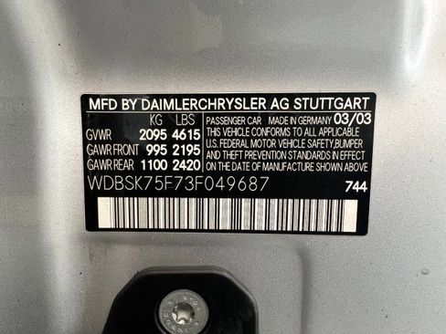 Used 2003 Mercedes-Benz SL 500 image 24