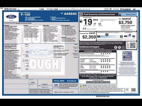 Used 2023 Ford F150 Lariat w/ Equipment Group 502A High AWD/4WD image 34