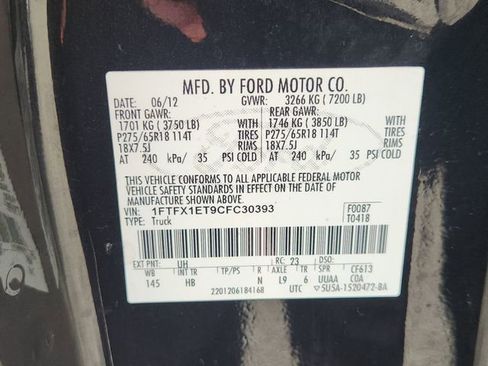 Used 2012 Ford F150 Lariat w/ Lariat Chrome Pkg image 33