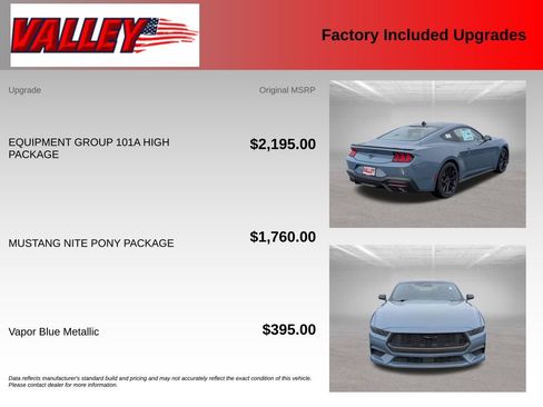 New 2026 Ford Mustang Coupe w/ Mustang Nite Pony Package RWD image 4