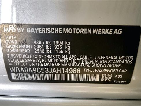 Used 2018 BMW 320i Sedan w/ Convenience Package RWD image 32