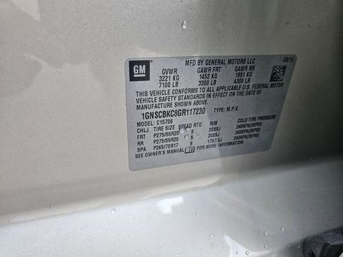 Used 2016 Chevrolet Tahoe LT w/ Texas Edition Package image 29