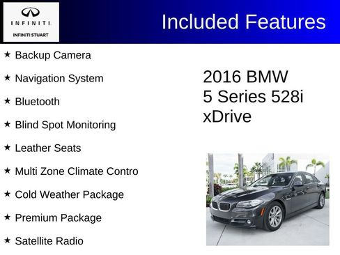 Used 2016 BMW 528i xDrive Sedan AWD/4WD image 2