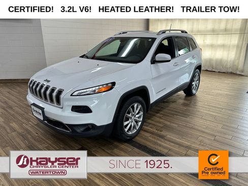Certified 2018 Jeep Cherokee Limited w/ Trailer Tow Group AWD/4WD image 1