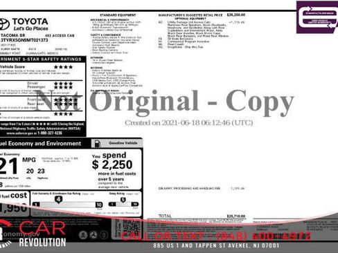 Used 2021 Toyota Tacoma SR image 11