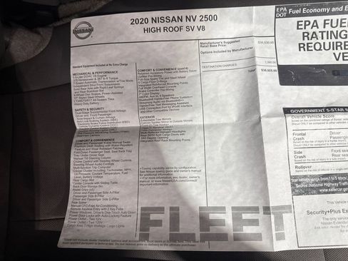 Used 2020 Nissan NV 2500 SV RWD image 81
