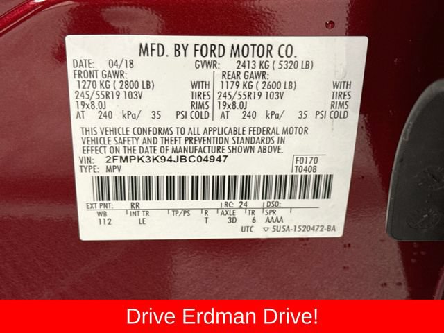 Used 2018 Ford Edge Titanium w/ Technology Package FWD image 32