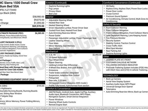 Used 2020 GMC Sierra 1500 Denali w/ Denali Ultimate Package image 13