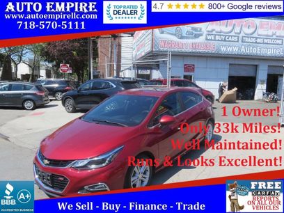 Used 2017 Chevrolet Cruze LT w/ Sun And Sound Package