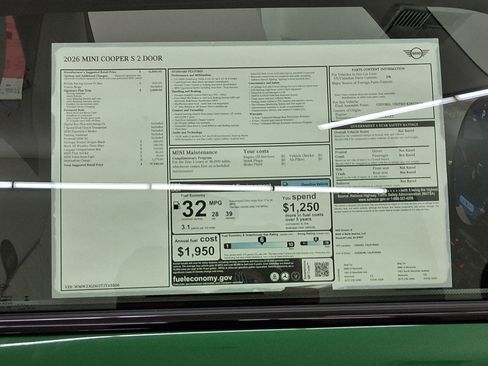 New 2026 MINI Cooper S FWD image 28