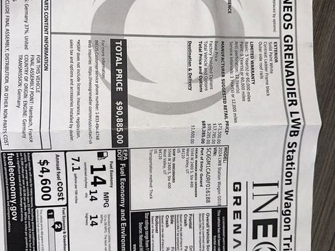 Used 2024 INEOS Grenadier Trialmaster Edition image 12