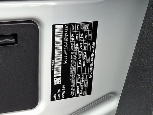 Used 2026 Mercedes-Benz Sprinter 2500 image 20