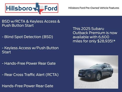Used 2025 Subaru Outback Premium AWD/4WD image 3
