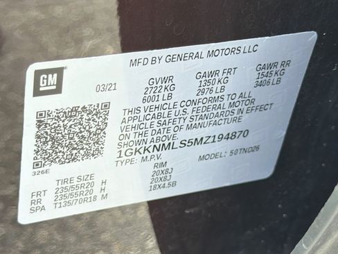 Used 2021 GMC Acadia SLT w/ Technology Package FWD image 34