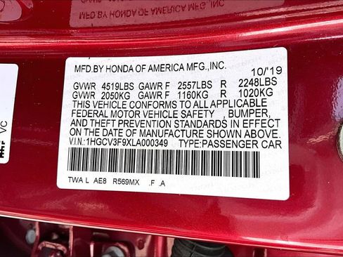 Used 2020 Honda Accord Touring image 19