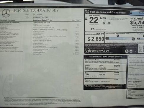 New 2026 Mercedes-Benz GLE 350 4MATIC image 34