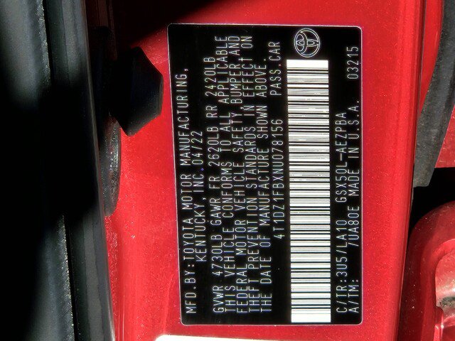 Certified 2022 Toyota Avalon Limited w/ Advanced Safety Package FWD image 28