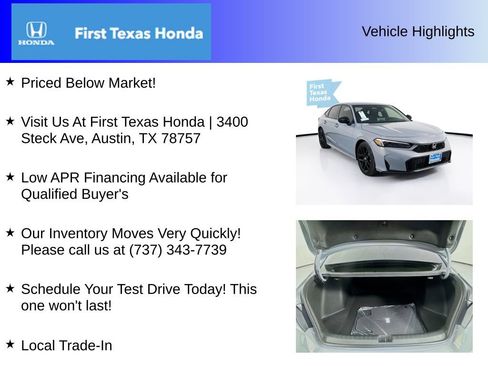 New 2026 Honda Civic Sport image 5