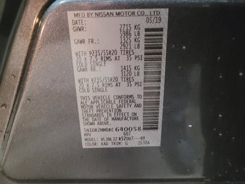 Used 2019 Nissan Pathfinder Platinum AWD/4WD image 33