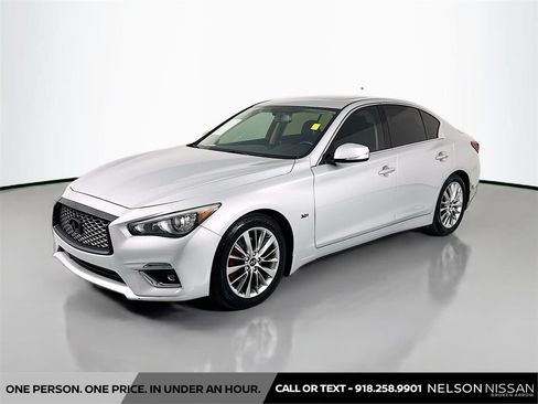 Used 2019 INFINITI Q50 Luxe w/ Cargo Package (L96) RWD image 1