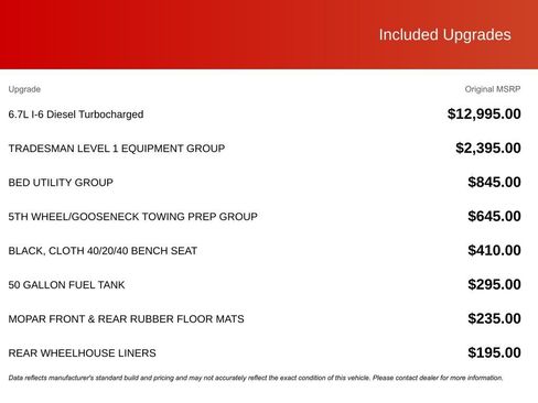 New 2026 RAM 3500 Tradesman image 3