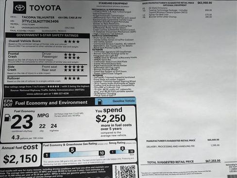 New 2026 Toyota Tacoma 4x4 Double Cab Hybrid image 21
