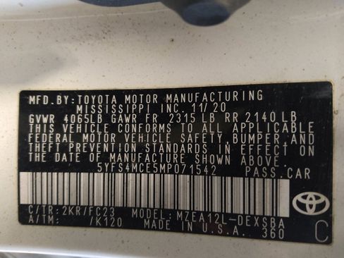 Used 2021 Toyota Corolla SE FWD image 33