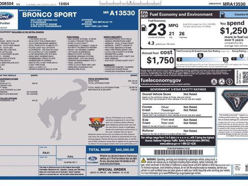 Used 2021 Ford Bronco Sport First Edition image 6