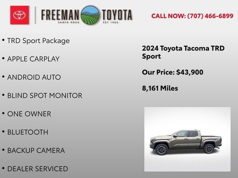Used 2024 Toyota Tacoma TRD Sport AWD/4WD image 5