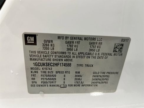 Used 2017 Chevrolet Silverado 1500 LTZ w/ Sport Package image 28