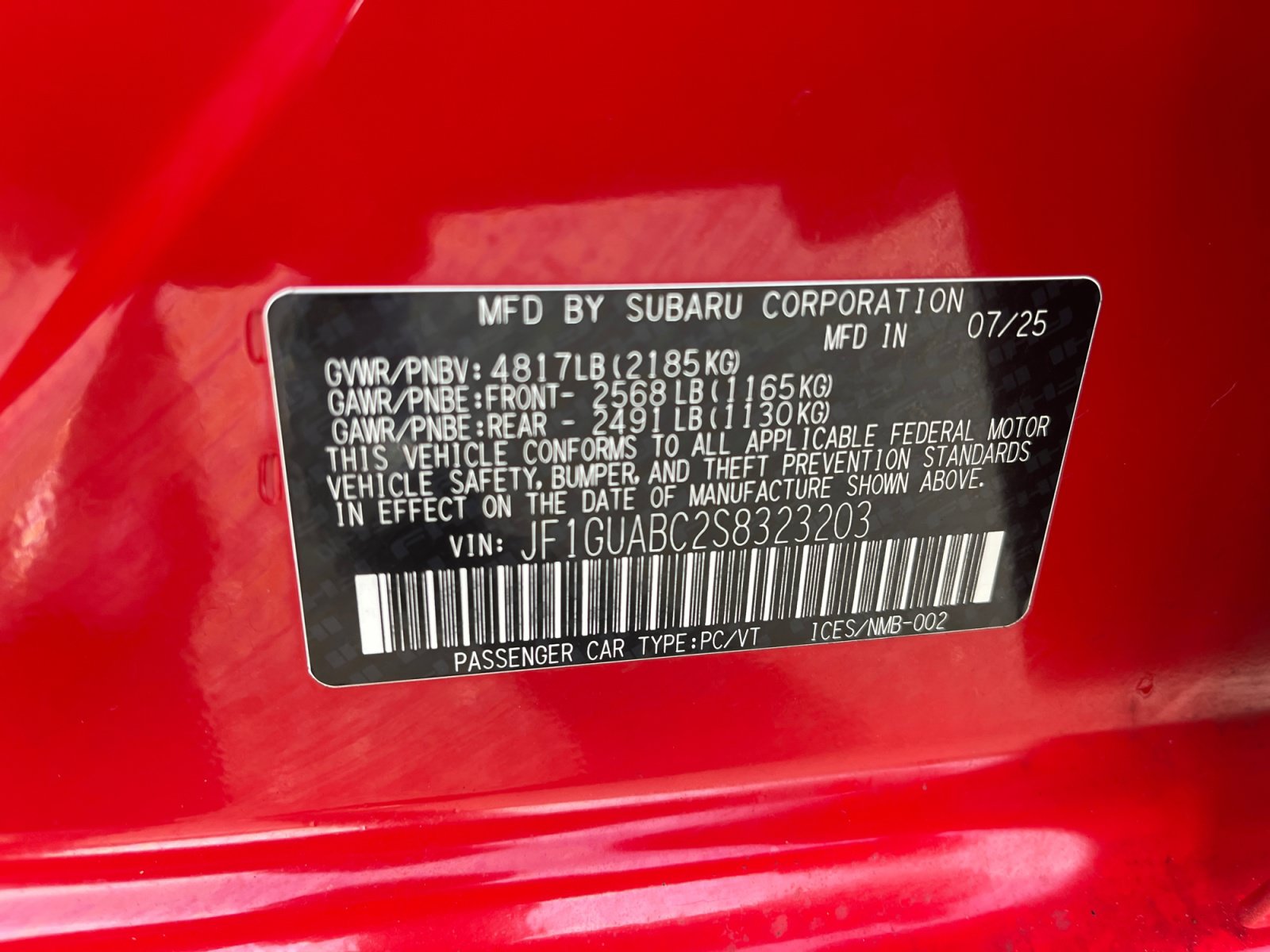 Certified 2025 Subaru Impreza 2.0i AWD/4WD image 25