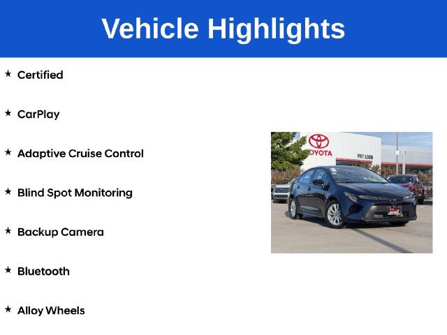 Certified 2026 Toyota Corolla LE w/ LE Premium Package FWD image 5