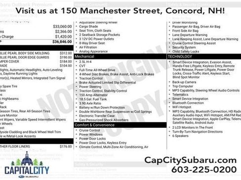 Used 2025 Subaru Outback Premium image 1