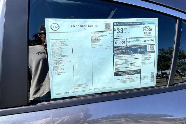 New 2027 Nissan Sentra S w/ S Cold Weather Package FWD image 12
