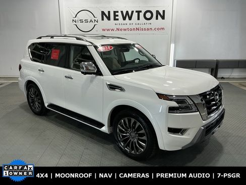 Used 2024 Nissan Armada Platinum w/ Captain's Chairs Package image 1