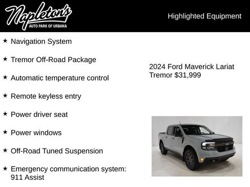 Used 2024 Ford Maverick Tremor w/ Tremor Off-Road Package AWD/4WD image 15