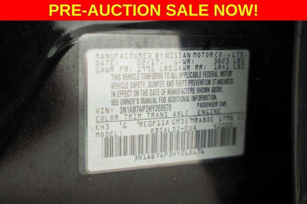 Used 2017 Nissan Sentra SV FWD image 37